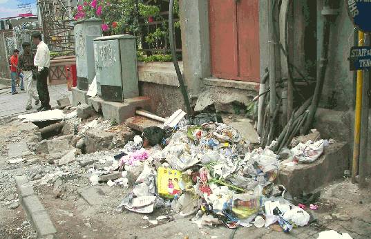 Filth on the Footpath The Ugly Indian